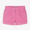 Il Gufo Girls Pink Cotton Shorts