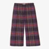 Il Gufo Girls Purple Tartan Culottes