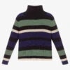 Il Gufo Girls Striped Wool Sweater