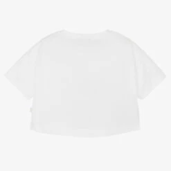 Il Gufo Girls White Cropped Cotton T-Shirt -Deals Whimsy Collection Store il gufo girls white cropped cotton t shirt 505384 f7dd4bd5124ef0a6d8d2c804a0eef95f5bd17586