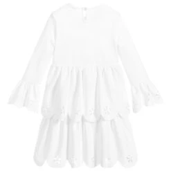 Il Gufo Girls White Lazercut Dress -Deals Whimsy Collection Store il gufo girls white lazercut dress 268846 53b08703aa2941b08f9dce6fd882f4820c7d1e6a