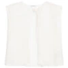 Il Gufo Ivory Sleeveless Cardigan