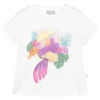 Il Gufo White Cotton Parrot T-Shirt