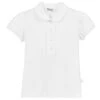 Il Gufo White Cotton Polo Shirt
