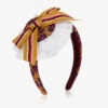 Irpa Red & Orange Rosette Hairband