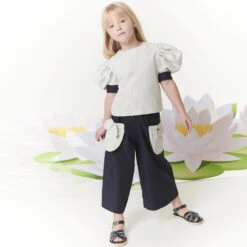 Jessie And James London Girls Blue Cotton Trousers -Deals Whimsy Collection Store jessie and james london girls blue cotton trousers 310931 18b708c4cab7e594230c3493266b2246a963bdf5 outfit
