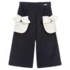 Jessie And James London Girls Blue Cotton Trousers