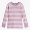 Joha Purple & Grey Thermal Wool Top