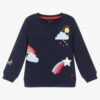 Joules Blue Cotton Weather Sweatshirt