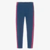 Joyday Girls Blue Cotton Jersey Leggings