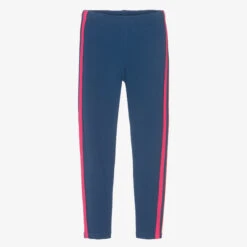 Joyday Girls Blue Cotton Jersey Leggings