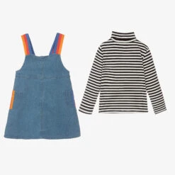 Joyday Girls Blue Denim Dress Set -Deals Whimsy Collection Store joyday girls blue denim dress set 478881 681c72e0867b32b9bf09df520e4f7cbb4b348c99