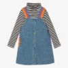 Joyday Girls Blue Denim Dress Set