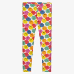 Joyday Girls Cotton Smiling Faces Leggings