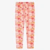 Joyday Girls Pink Cotton Doodle Leggings