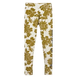Juicy Couture Girls Green & Ivory Leggings