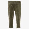 Juicy Couture Girls Green Velour Leggings