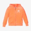 Juicy Couture Girls Orange Zip-Up Hoodie