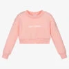 Juicy Couture Girls Pink Cotton Sweatshirt
