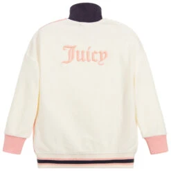 Juicy Couture Ivory & Pink Zip-Up Top -Deals Whimsy Collection Store juicy couture ivory pink zip up top 308395 58a9b0ee1b0f8ade1ceb056760c1025cfb1b0c8a