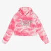 Juicy Couture Pink Marbled Velour Hoodie