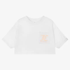 Juicy Couture White Cropped Logo T-Shirt