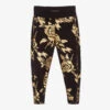 Junona Girls Black & Gold Trousers