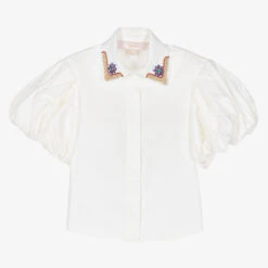 Junona Girls Ivory Bow & Puff Sleeve Blouse -Deals Whimsy Collection Store junona girls ivory bow puff sleeve blouse 495682 7c80c4ac26db293bd660a6370294b4d815e105f5