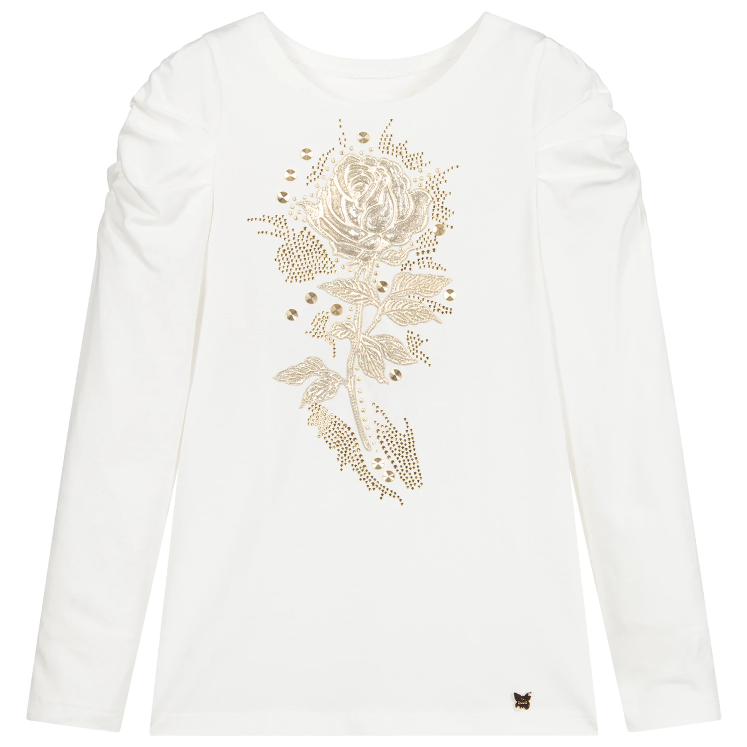 Junona Girls Ivory Cotton Top 1 Junona Girls Ivory Cotton Top