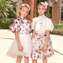 Junona Girls White Floral Blouse -Deals Whimsy Collection Store junona girls white floral blouse 441317 de027b90b6b7120cb2960d2b54c4f1d698808ff9 outfit