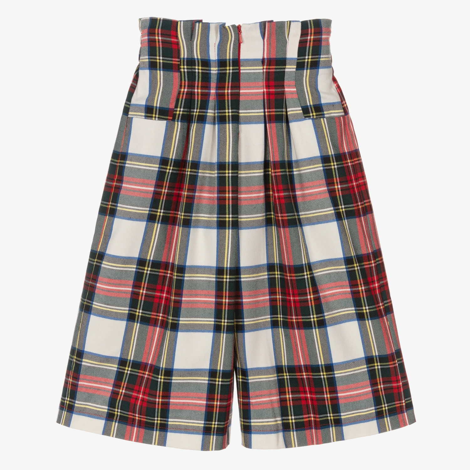 Junona Red & Green Tartan Trousers 1 Junona Red & Green Tartan Trousers