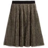 KARL LAGERFELD KIDS Gold Pleated Midi Skirt