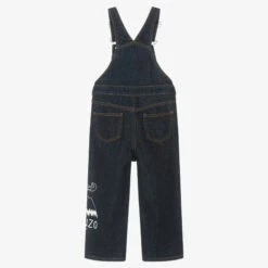 KENZO KIDS Dark Blue Denim KOTORA Dungarees -Deals Whimsy Collection Store kenzo kids dark blue denim kotora dungarees 502058 b10c898ea5a3c072e82ee6eed9edda25e4ee6c75