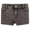 KENZO KIDS Girls Black Denim Shorts