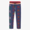 KENZO KIDS Girls Blue Cross Leggings