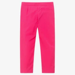 KENZO KIDS Girls Fuchsia Pink Cotton Poplin Trousers -Deals Whimsy Collection Store kenzo kids girls fuchsia pink cotton poplin trousers 502278 a34cd428e62bfdfe575ffab0fefdd15e4aa47db3