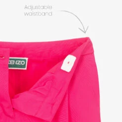 KENZO KIDS Girls Fuchsia Pink Cotton Poplin Trousers -Deals Whimsy Collection Store kenzo kids girls fuchsia pink cotton poplin trousers 502278 c4d22e39f0985db6e0b3c242c2147019167bfedf