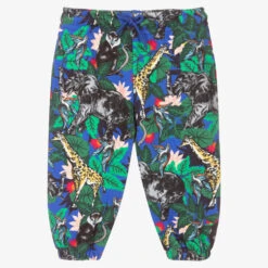 KENZO KIDS Girls Green Jungle Joggers
