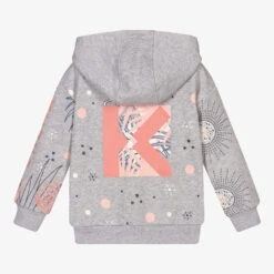 KENZO KIDS Girls Grey Cotton Zip-Up Top 3 KENZO KIDS Girls Grey Cotton Zip-Up Top -Deals Whimsy Collection Store kenzo kids girls grey cotton zip up top 406161 a71ecef0ed11adbde0d56bba8823a2e9523ece2c