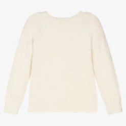 KENZO KIDS Girls Ivory Logo Sweater -Deals Whimsy Collection Store kenzo kids girls ivory logo sweater 470543 13b2dd10ab3001c7cd92858a9b398f2abe974612