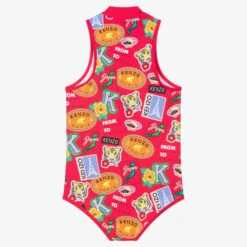 KENZO KIDS Girls Pink Graphic Zip-Up Swimsuit -Deals Whimsy Collection Store kenzo kids girls pink graphic zip up swimsuit 502232 0b36d0fdee9bd728d4f72bfa17724784c972fcba