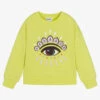 KENZO KIDS Girls Yellow Eye Sweatshirt