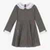 Kidiwi Girls Grey Cotton Dress