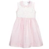Kidiwi Girls Pink Smocked Dress