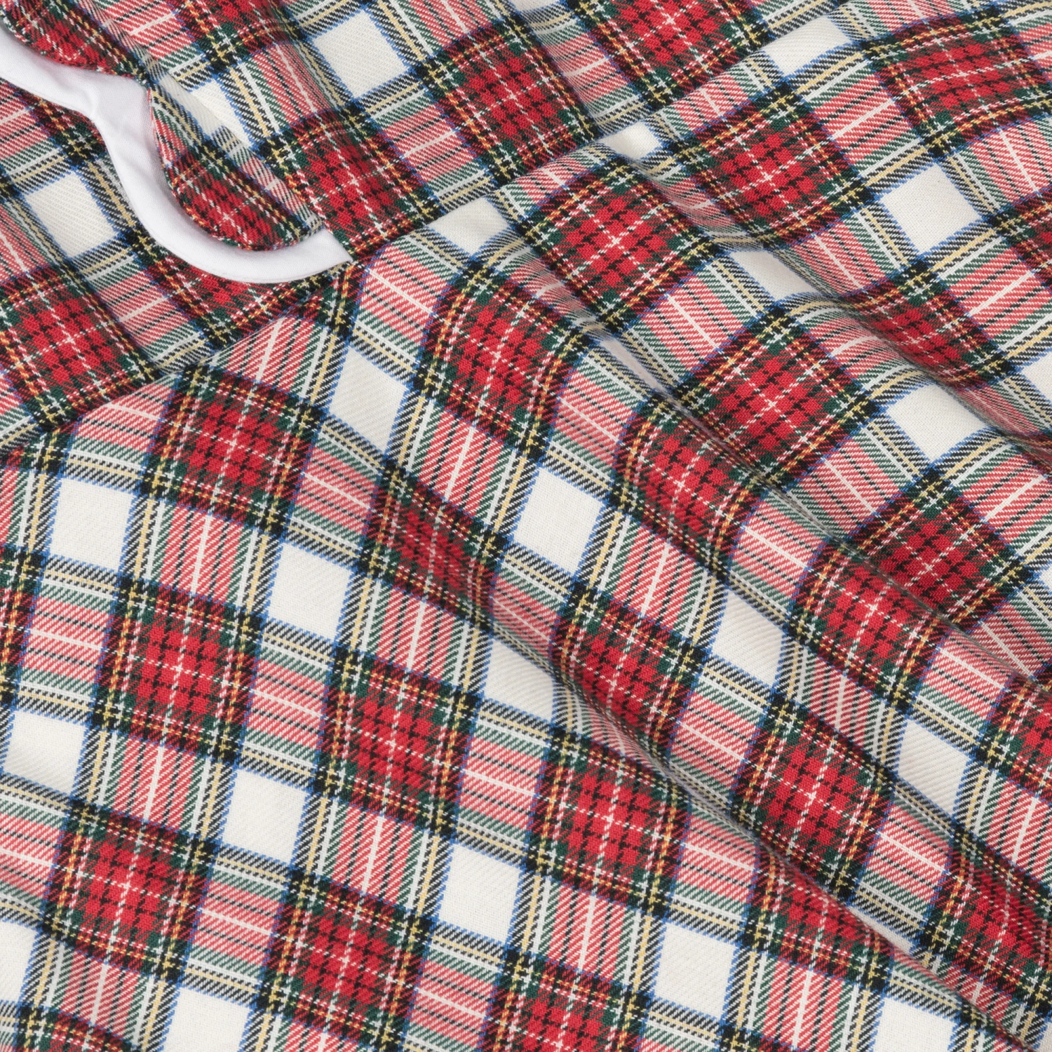 Kidiwi Girls Red Cotton Tartan Dress 3 Kidiwi Girls Red Cotton Tartan Dress - Image 3