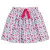 Kidiwi Pale Blue & Pink Cotton Skirt