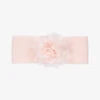 La Perla Girls Pink Flower Headband