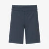 Lacoste Girls Blue Logo Cycling Shorts