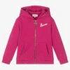 Lanvin Girls Fuchsia Pink Zip-Up Top
