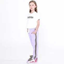 Lanvin Girls White Curb Logo T-Shirt -Deals Whimsy Collection Store lanvin girls white curb logo t shirt 500477 9e43744e314ff786347d4f18b43223d0b2b9ce46 outfit